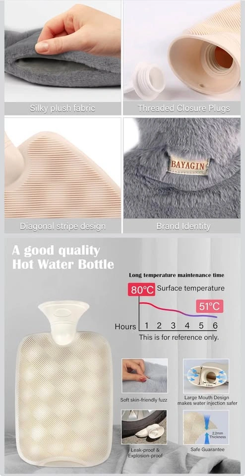 2.0L Hot & Cold Water Bottle with Hand Pocket Cover - photo 5