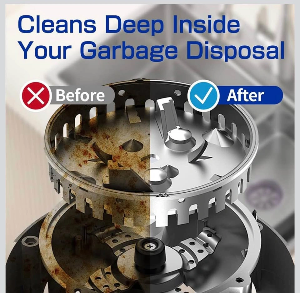 Garbage Disposal Cleaners, 12 Tablets, Lemon Scent - photo 3