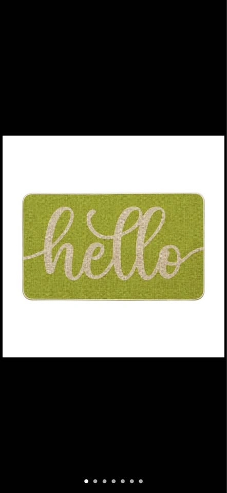 Artoid Mode Green Hello Spring Doormat - photo 2