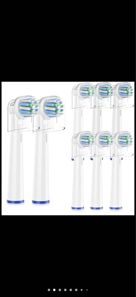 8-Pack Replacement Toothbrush Heads for Oral B Braun - photo 2