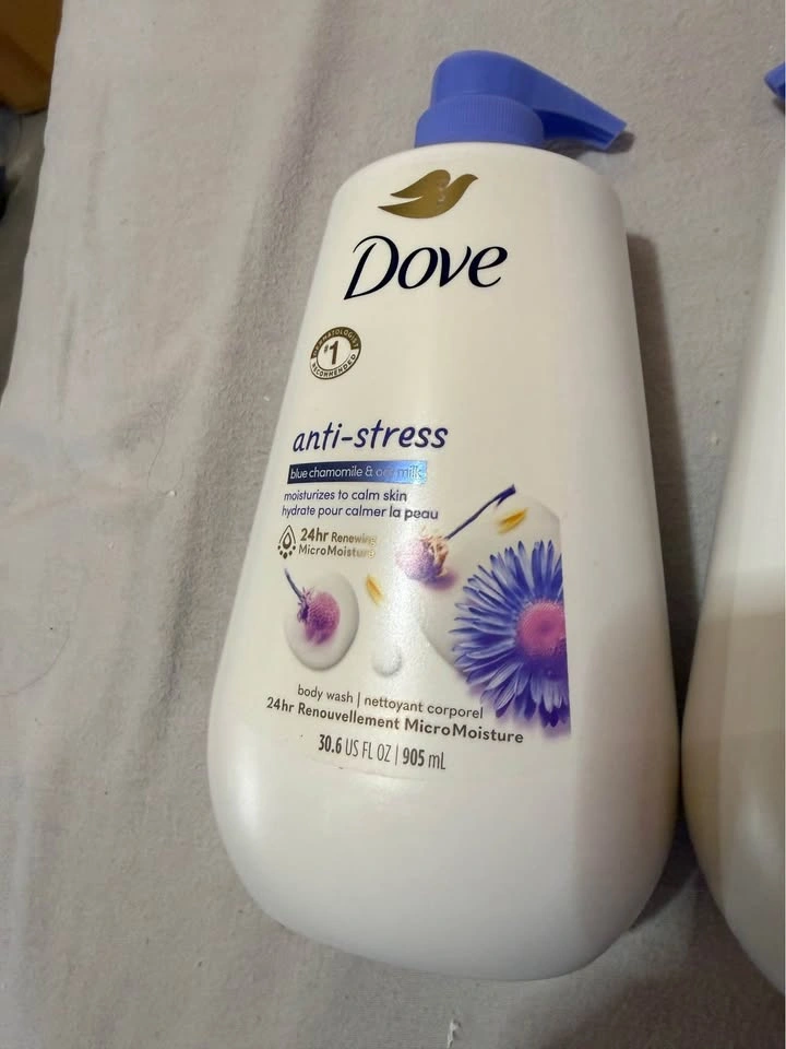Dove Anti-Stress Body Wash Chamomile & Oat Milk 905ml (3 Pack) - photo 2