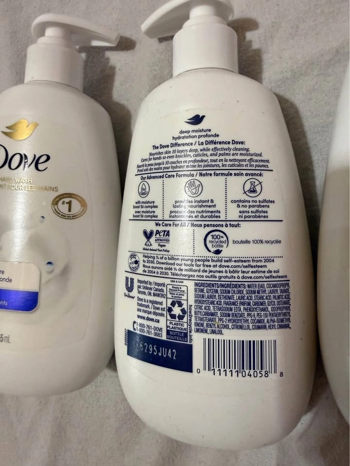 Dove Advanced Care Deep Moisture Hand Wash (Pack of 4) - photo 4