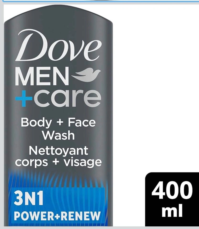 Dove Men+Care 3-in-1 Body, Hair and Face Wash, 400ml (2-Pack) - photo 5