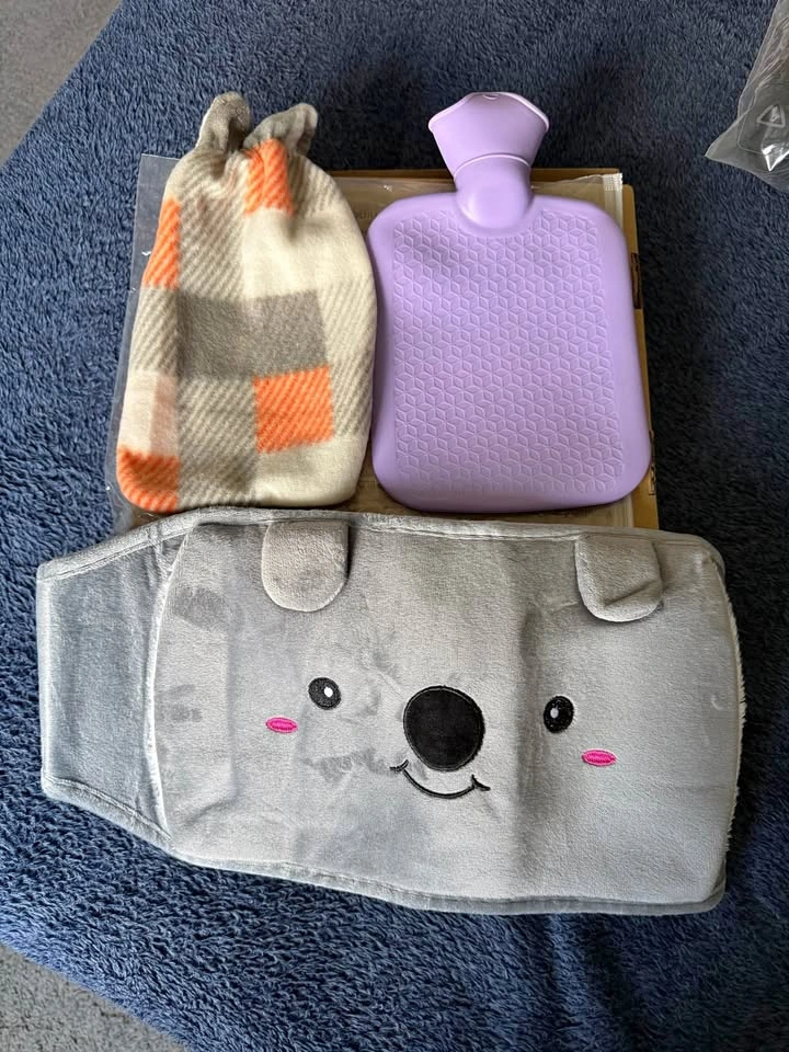 Hot Water Bottle with Soft Waist Cover