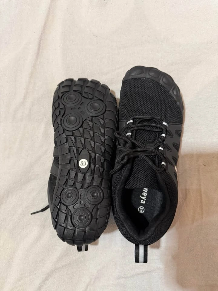 Barefoot Shoes (Weweya) Women's Minimalist Size 7.5 Black NEW - photo 3