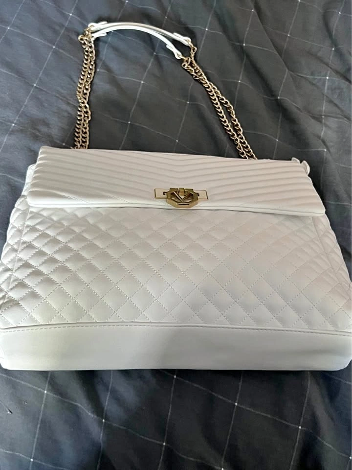 Valentino by Mario Valentino Margaritas White Quilted Bag