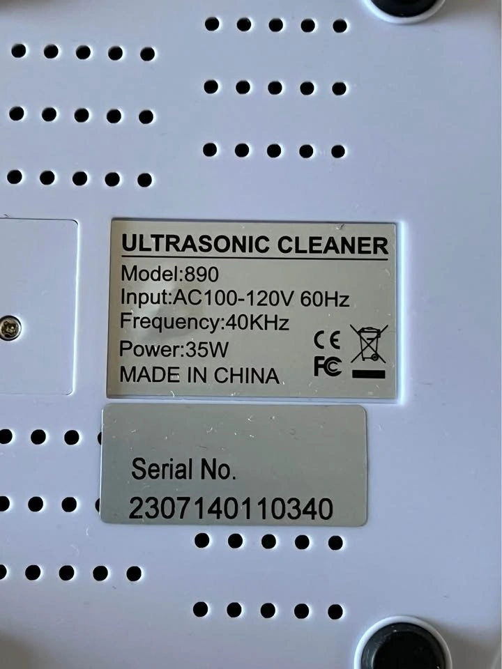 Digital Ultrasonic Cleaner Model 890 Jewelry Eyeglasses Watch - photo 3