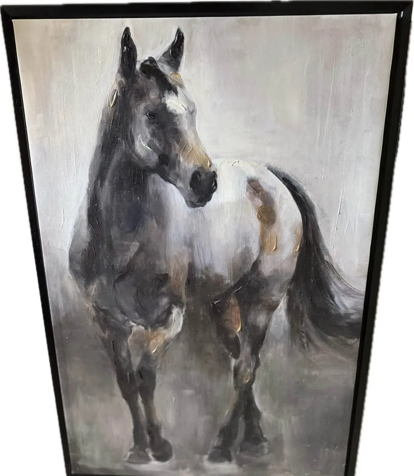 Wild Horse Print Painting on Canvas by Marilyn Hageman image indicator(6)