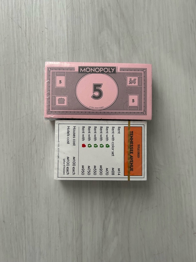 Monopoly Cards/Cash