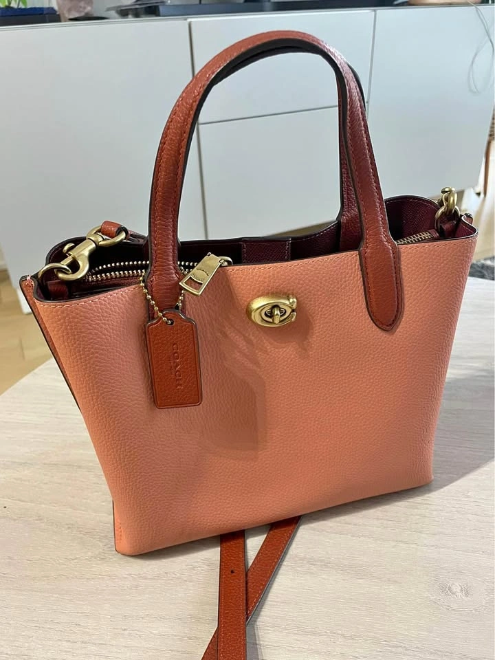 Coach Colourblock Leather Willow Bucket Bag