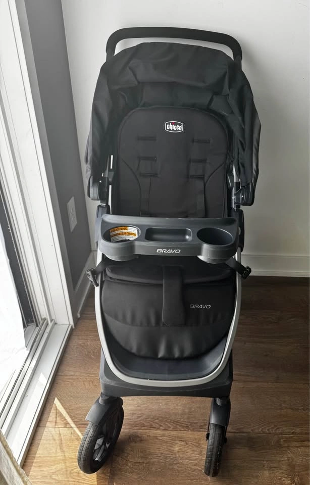 Chicco Bravo Travel System - New Car Seat & Used Stroller - photo 5