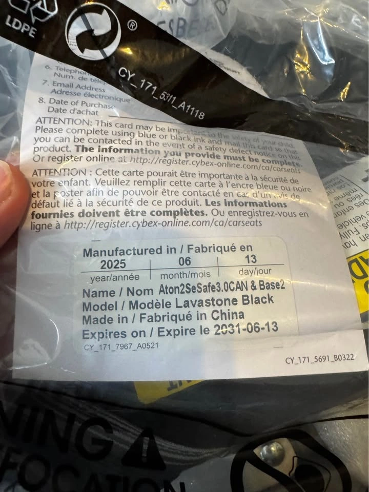 BNIB Cybex Aton 2 Infant Car Seat - photo 4