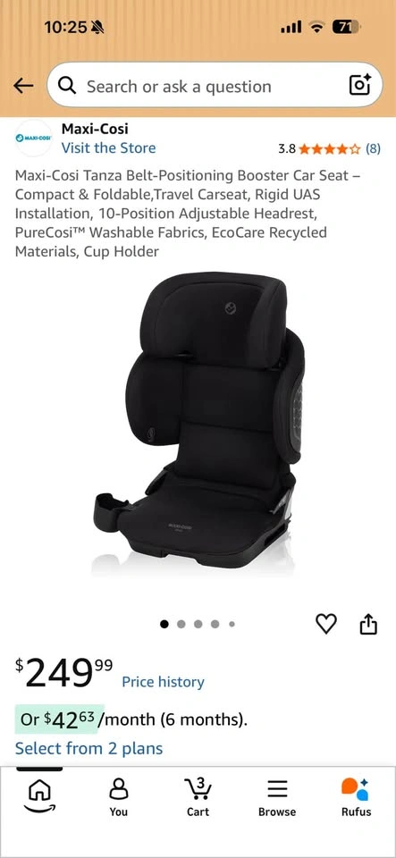 BRAND NEW Maxi-Cosi Tanza Booster Car Seat – NEVER USED, IN BOX! - photo 4