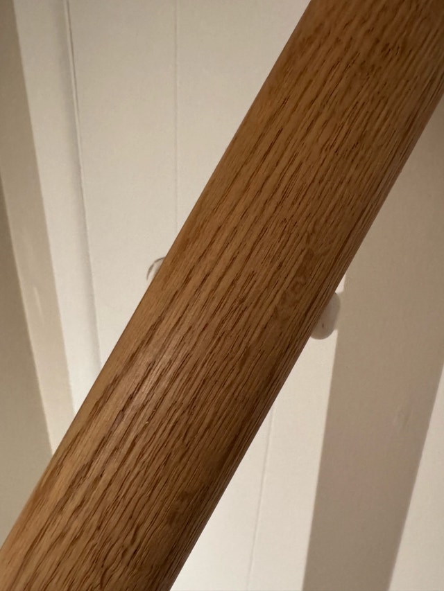 6’ Solid Oak Handrail - photo 4