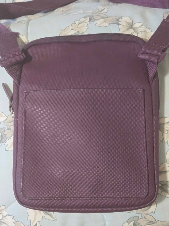 Purple Unisex Neocroc Lacoste Shoulder Bag - photo 2