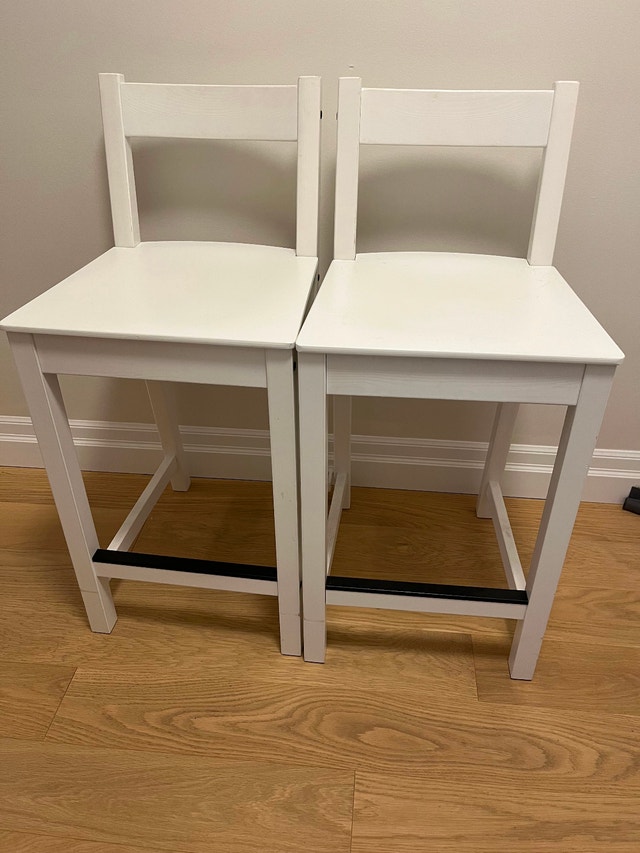IKEA NORDVIKEN Counter Stools - Like New - photo 2