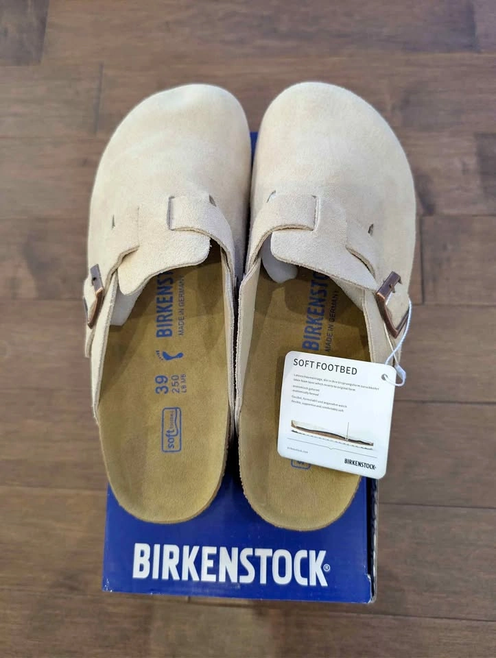 Boston Birkenstock Taupe - Women's Sizes 7-10 Available