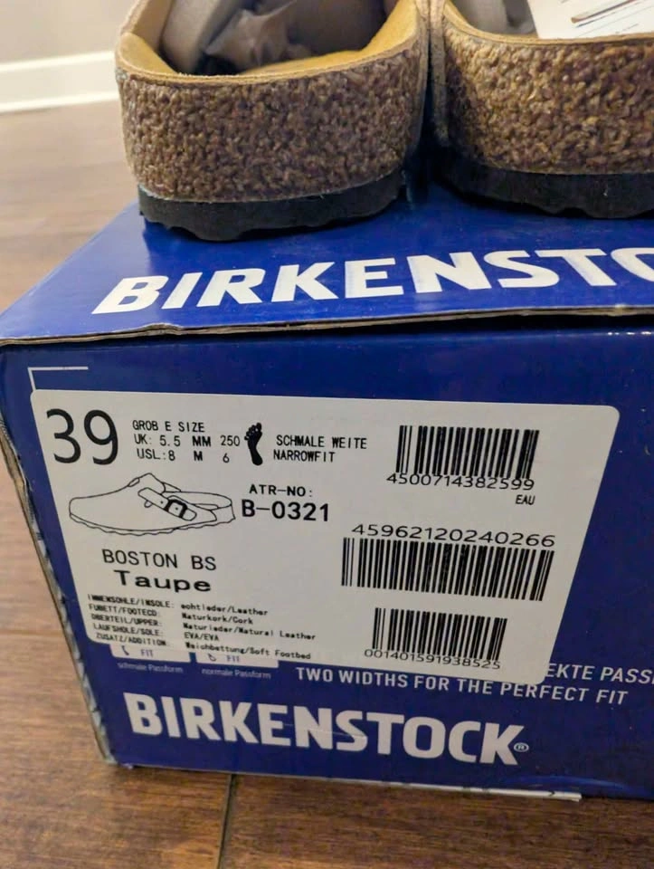 Boston Birkenstock Taupe - Women's Sizes 7-10 Available - photo 4
