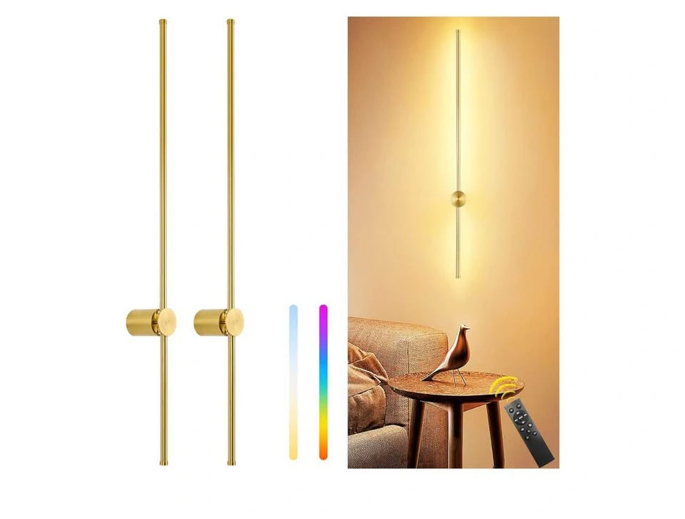 Wall Sconces Set of Two, 12000mAh Battery Operated, 15 Colors - photo 2
