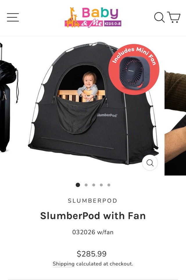 Brand new in box! SlumberPod with Fan