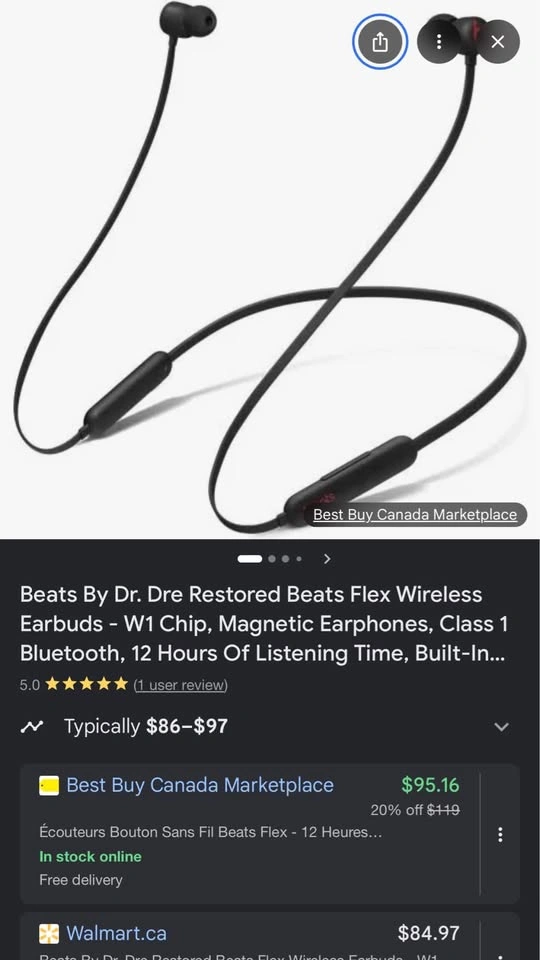 Beats Flex Wireless Earbuds Black New - photo 2