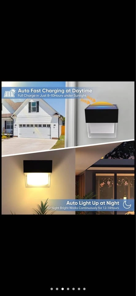 Solar Street Lights Outdoor: 500W Waterproof Motion Sensor 2pk - photo 5