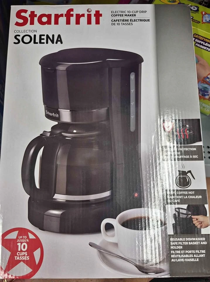 Brand New Starfrit Solena 10-Cup Drip Coffee Maker