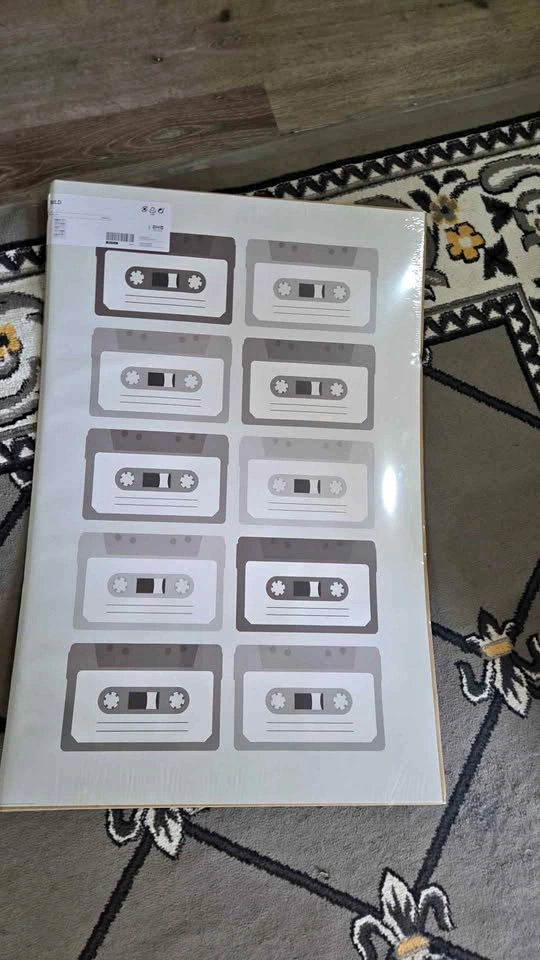 IKEA BILD Cassette Tapes Poster