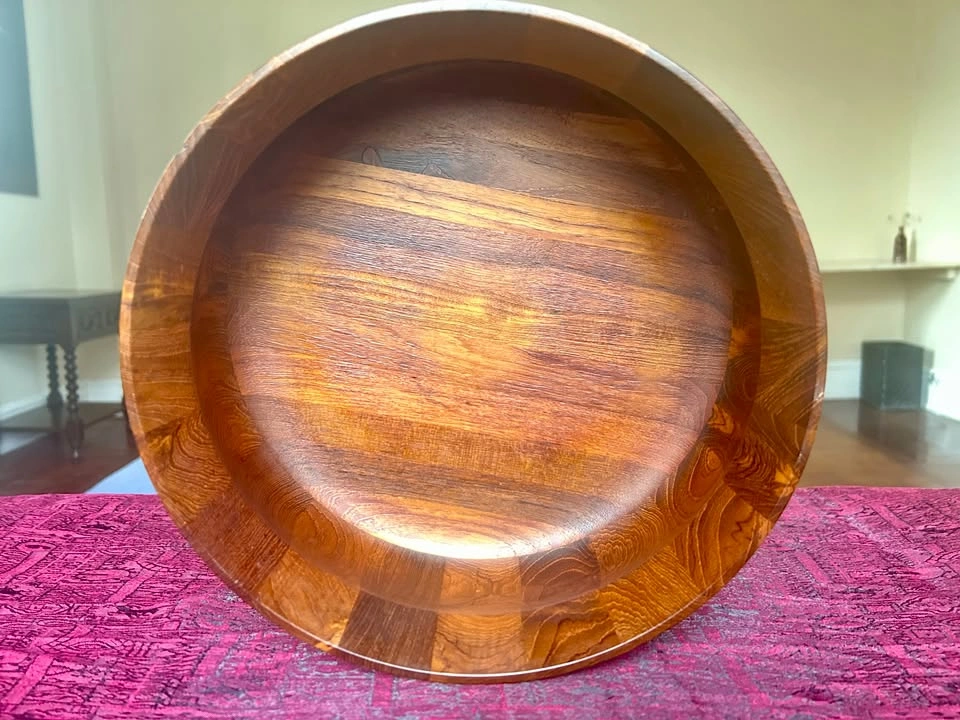 Vintage Dansk Teak Large Serving Bowl 10.5" – Jens Quistgaard - photo 2