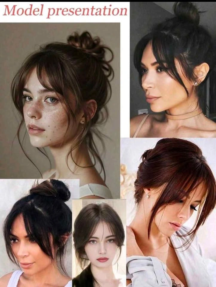Clip-in Fringe Bangs Hair Extension - photo 2