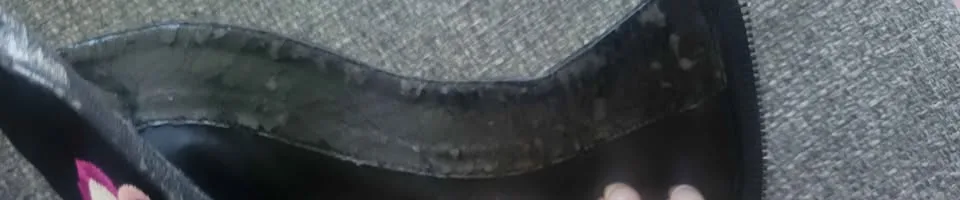 Black Floral Embroidered Stiletto Boots – Size 7.5 image indicator(5)