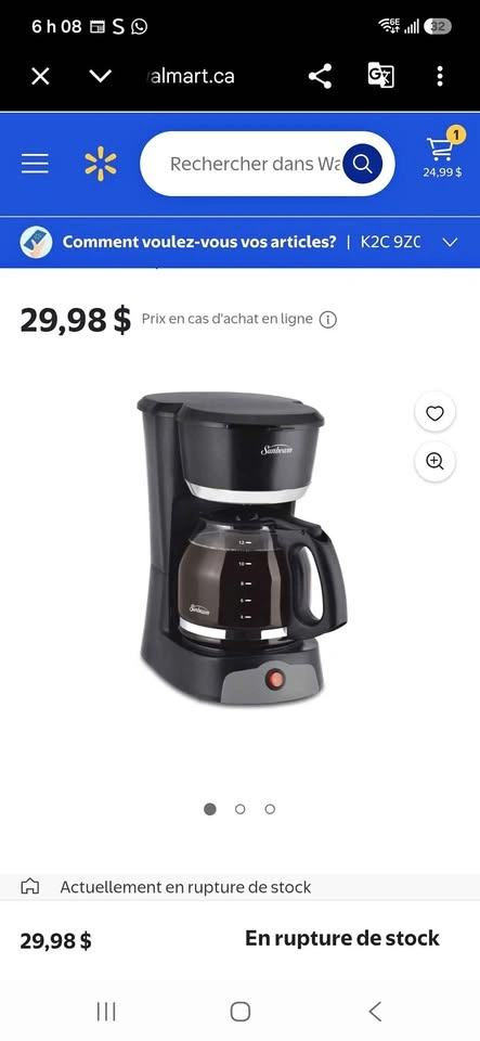 Coffee Maker Sunbeam 12-Cup