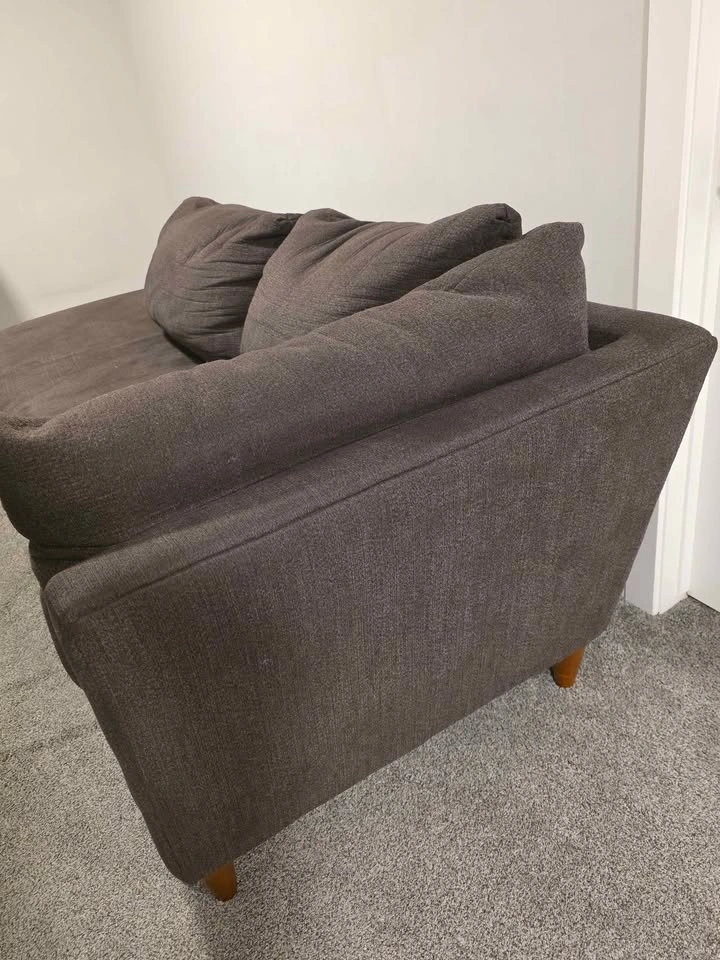Lazboy Dark Grey Right-Arm-Facing Chaise Lounge - photo 3