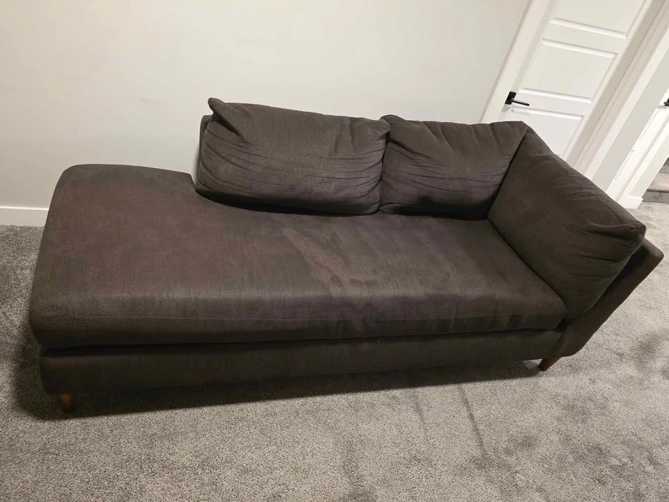 Lazboy Dark Grey Right-Arm-Facing Chaise Lounge - photo 4