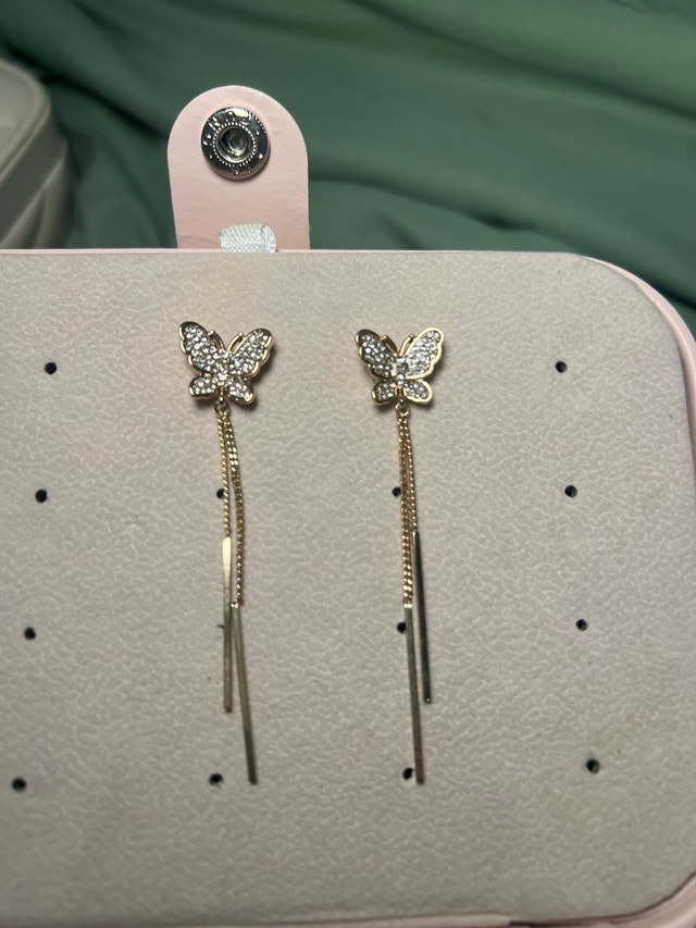 Butterfly Dangle Earrings - photo 3
