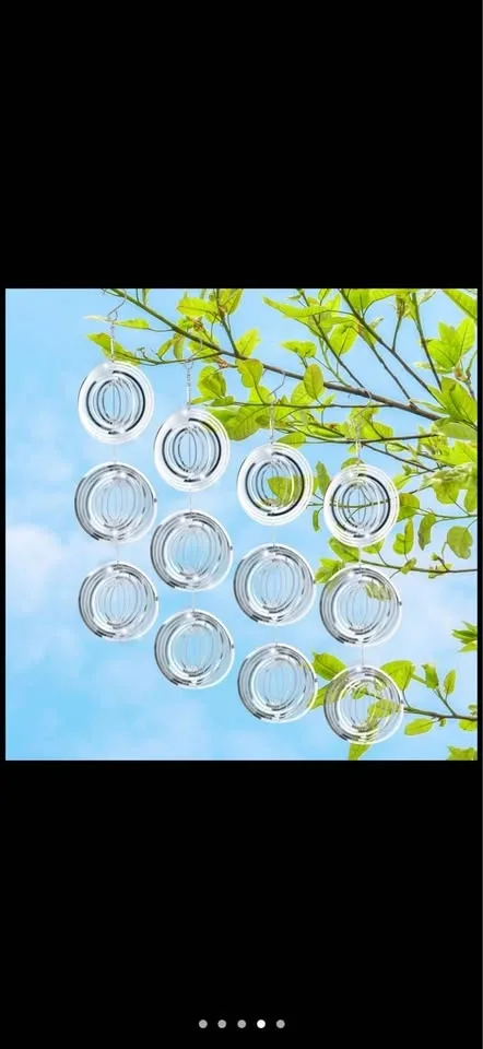 3D Wind Spinners, Garden Decor for Outside 12 Discs - photo 2