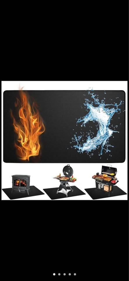 Grill Mat Under BBQ for Outdoor Grill, 38 x 65 Inch - photo 2