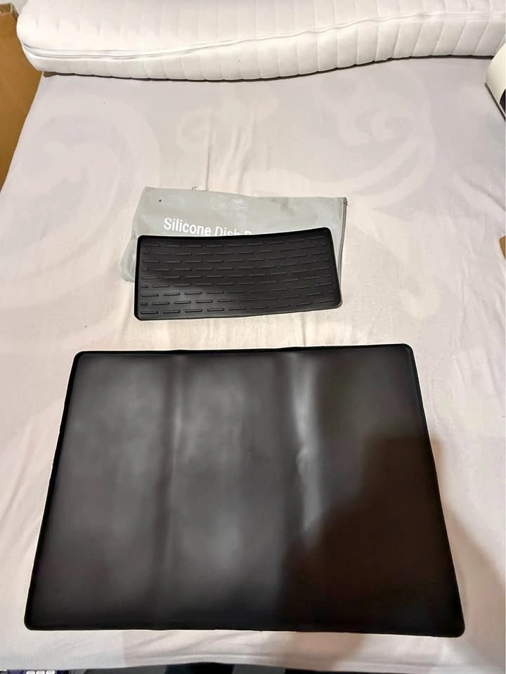 Silicone Coffee Mat with Raised Edges for Countertop Protection