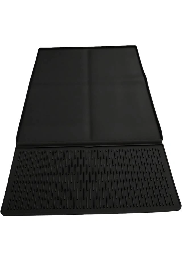 Silicone Coffee Mat with Raised Edges for Countertop Protection - photo 5