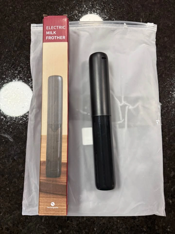 Electric Milk Frother USB Rechargeable Handheld Egg Beater - photo 2