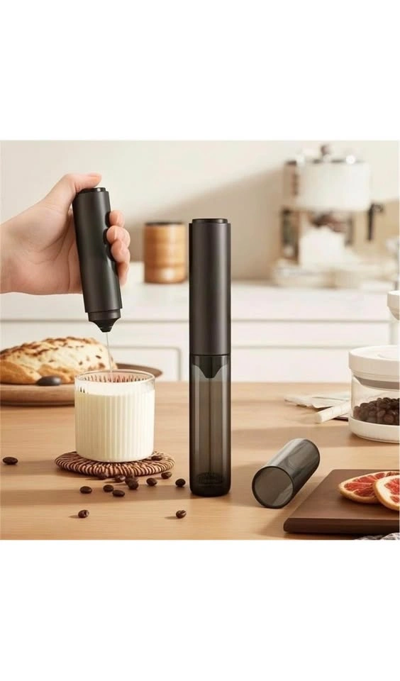 Electric Milk Frother USB Rechargeable Handheld Egg Beater - photo 4