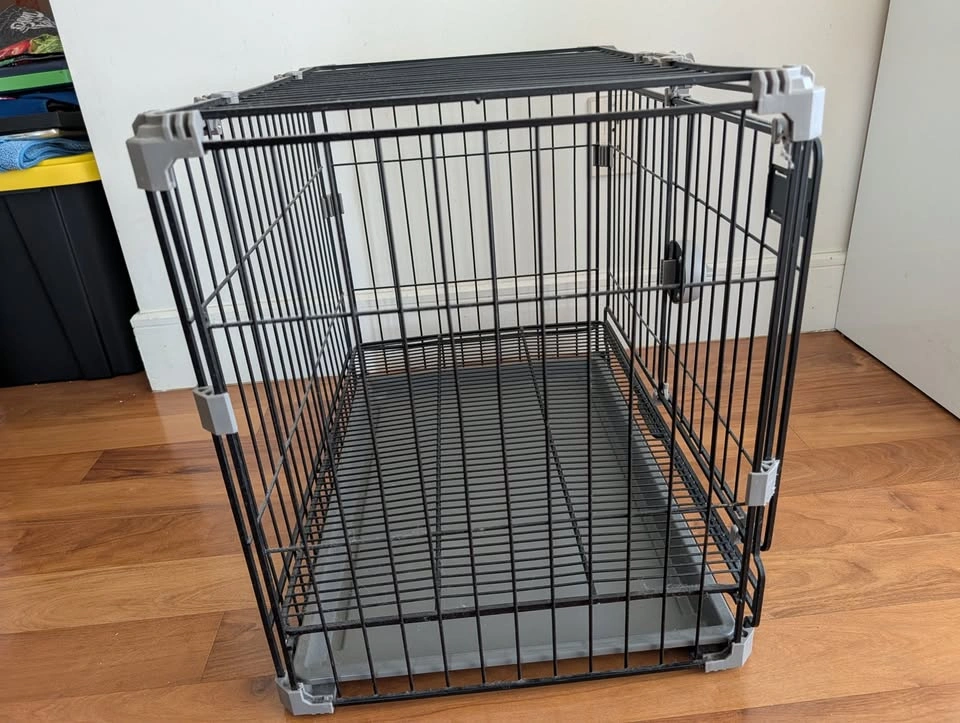 Fairsh Small-Medium Metal Wire Dog Crate - photo 2