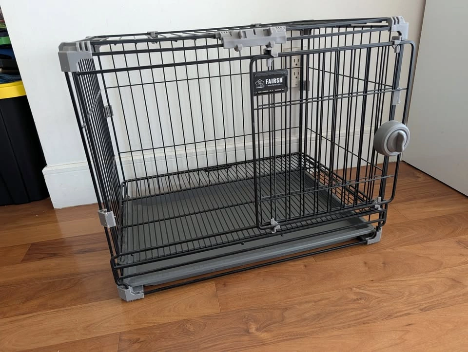 Fairsh Small-Medium Metal Wire Dog Crate - photo 5