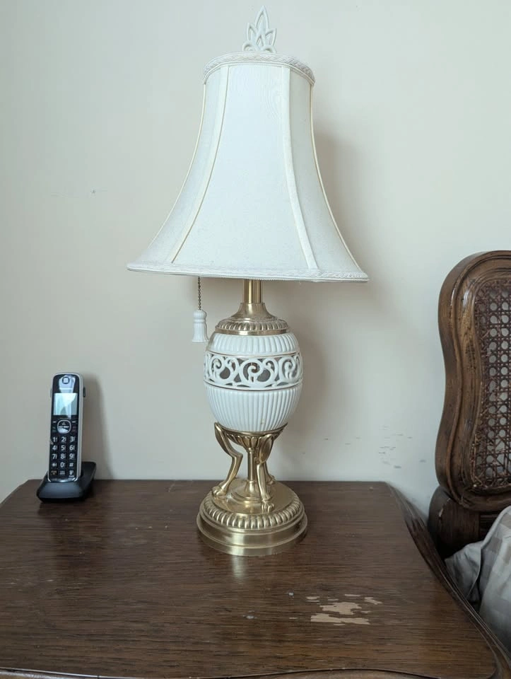 Tracery Collection By Lenox Chandelier Table & Lamp Set - photo 4