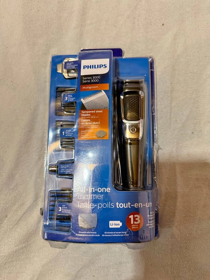 PHILIPS SERIES 3000 CORDLESS TRIMMER SET WITH 13 ACCESSORIES