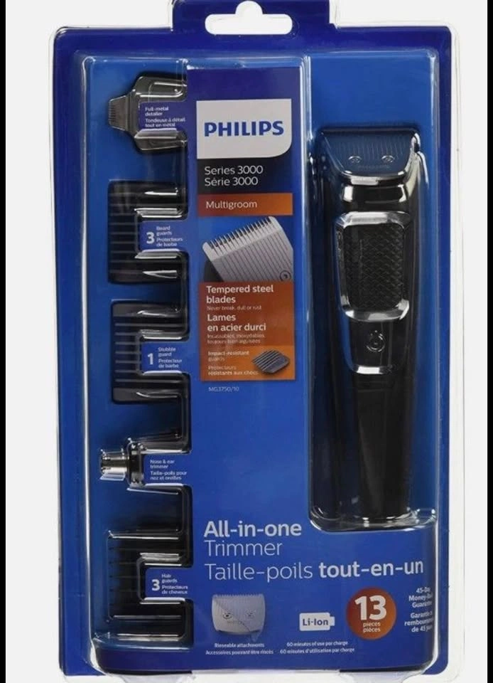 PHILIPS SERIES 3000 CORDLESS TRIMMER SET WITH 13 ACCESSORIES - photo 2