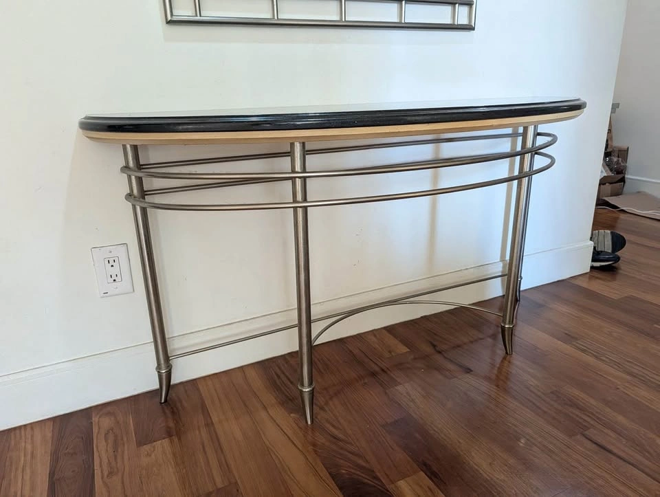 Granite Console Table and Mirror - photo 2
