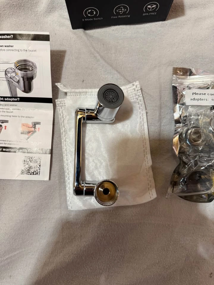 Frizzlife 1440° Swivel Faucet Extender Sink Aerator - photo 4