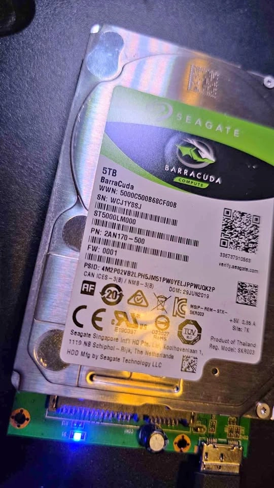 Seagate BarraCuda Compute 5TB 2.5" Internal Hard Drive