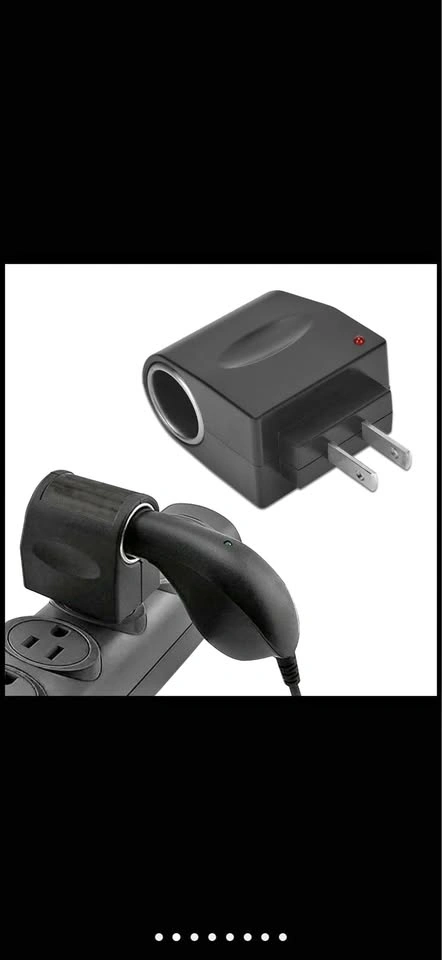 Socket Adapter Converter, AC to DC, 220V to 12V